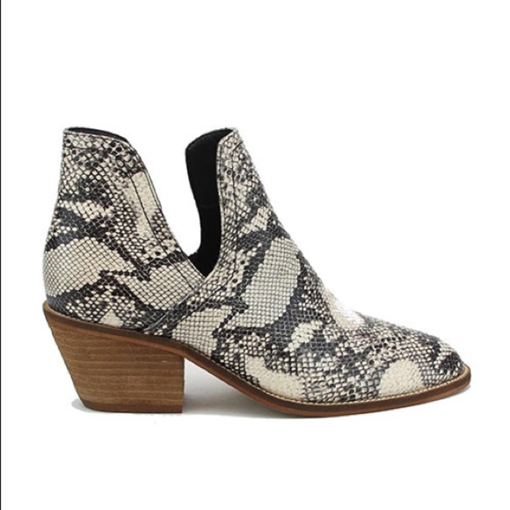 Faux Snakeskin Booties size 5.5